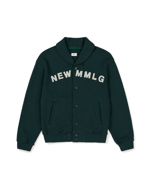 [Mmlg] SHAWL COLLAR SWEAT JUMPER (DEEP GREEN)