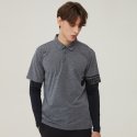 르꼬끄 골프(LECOQ GOLF) 남성 반팔 레이어드 냉감 소매 티셔츠