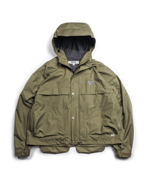 Куртка из тройного нейлона рипстоп (водостойкая) Light Khaki