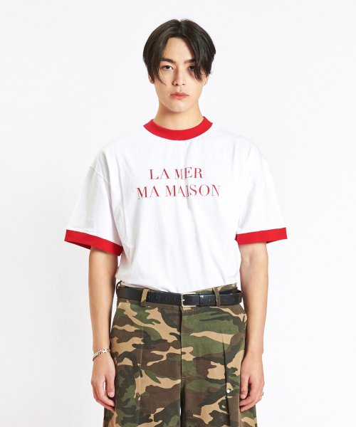 【LA MER MA MAISON】23SS★ COLOR LIP HALF-T 라멀마메종(LA MER MA MAISON) COLOR LIP HALF-T RED - 사이즈