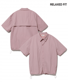 [ONEMILE WEAR] NYLON RELAXED FIT COACH SHIRT VTG PINK