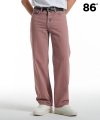[UNISEX]PINK DYEING PANTS / SEMI WIDE
