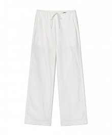 WILSHIRE COTTON PANTS (WHITE)