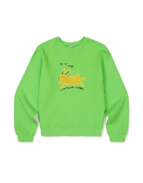 RUN RABBIT SWEAT (JELLY GREEN)