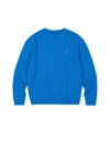[Mmlg] CABLE KNIT (BLUE)