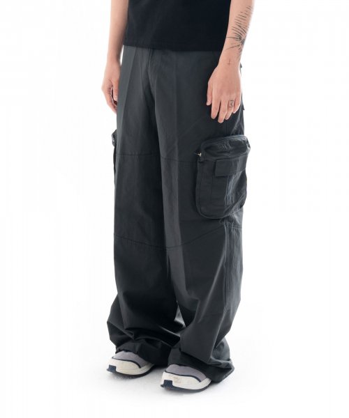 Taped Cargo Pants (Dark Green)