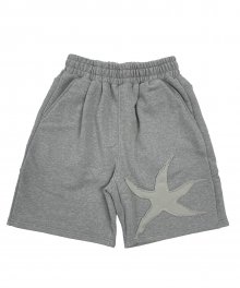 TCM starfish half sweat pants (grey)