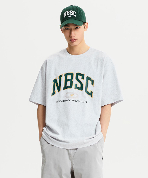 NBNEE22533 / UNI NBSC 반팔티 (L/GREY)