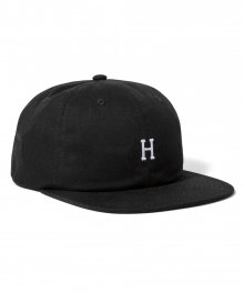 CLASSIC H 6 PANEL HAT [BLACK]