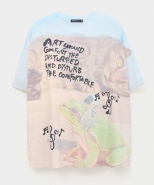 MUSIC FROG OVER FIT T SHIRTS COLORED