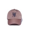 Signature Logo ball cap - NYLON DUSTY PINK