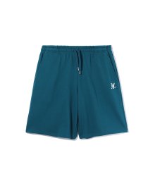 Signature relax half pants - TURQUOISE