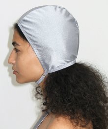 STRAP SWIMMING CAP (silver)