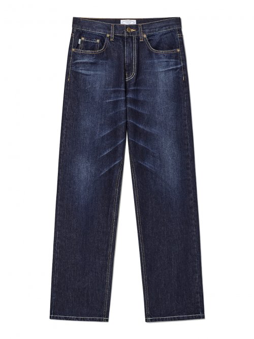 MUSINSA | GLOWNY 93 MID-RISE LOOSE FIT JEANS (INDIGO)