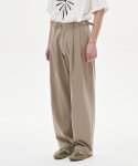 노운(NOUN) wide chino pants (khaki beige)