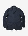 8s Linen French Work Jacket (Navy)