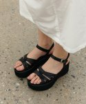 릴리슈(LILYSHOE) manel platform sandal_black