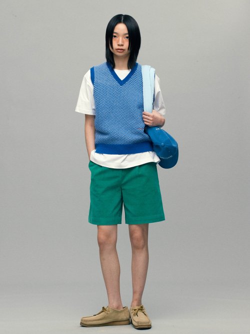 시엔느(SIENNE) Jackie Corduroy Shorts (Green) - 사이즈