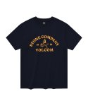 볼컴(VOLCOM) 스톤 컴퍼니 컴포트핏 반팔 티셔츠(네이비)