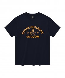 스톤 컴퍼니 컴포트핏 반팔 티셔츠(네이비)