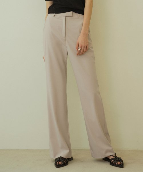 パンツ Siyazu SIPT7050 signature summer trousers_Light khaki SIPT7050 signature summer trousers_Light khaki - 시야쥬(Siyazu)