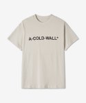 어 콜드 월(A COLD WALL) 남성 로고 반소매 티셔츠 - 베이지 / ACWMTS063BONE