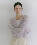 에트몽(ETMON) Color Blend Knit Cardigan  Lavender
