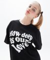 PY OVERFIT LUV TEE(BLACK)