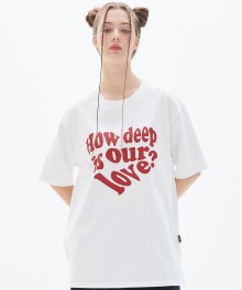 PY OVERFIT LUV TEE(WHITE)