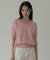 링서울 V-neck cotton knit-pink