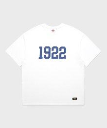 1922 반팔 티셔츠 White