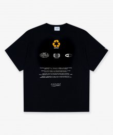 RECYCLED GRAPHIC T-SHIRT [BLACK]