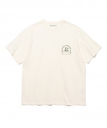 Arch Flower T-shirt [CREAM]