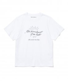 My goodness Tight fit T-shirt [WHITE]