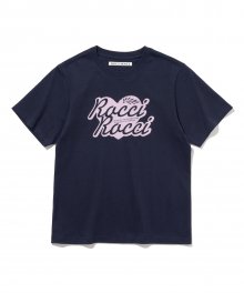 Heart RR Tight fit T-shirt [NAVY]