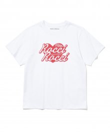 Heart RR Tight fit T-shirt [WHITE]