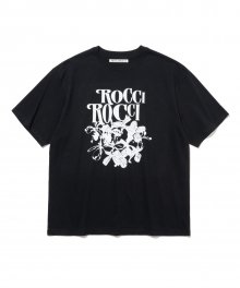 Vacance Flower T-shirt [BLACK]