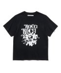 로씨로씨(ROCCI ROCCI) Vacance Flower Tight fit T-shirt [BLACK]