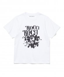 Vacance Flower Tight fit T-shirt [WHITE]