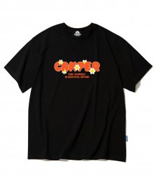 ORANGE CAMPER LOGO 티셔츠 - 블랙