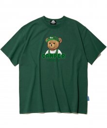 CAMPER BEAR GRAPHIC 티셔츠 - 그린
