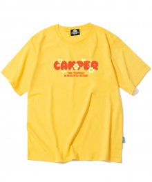 ORANGE CAMPER LOGO 티셔츠 - 옐로우