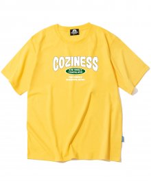 COZINESS VARSITY LOGO 티셔츠 - 옐로우