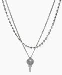 셉텐벌5(SEPTEMBER5) Layered key chain necklace