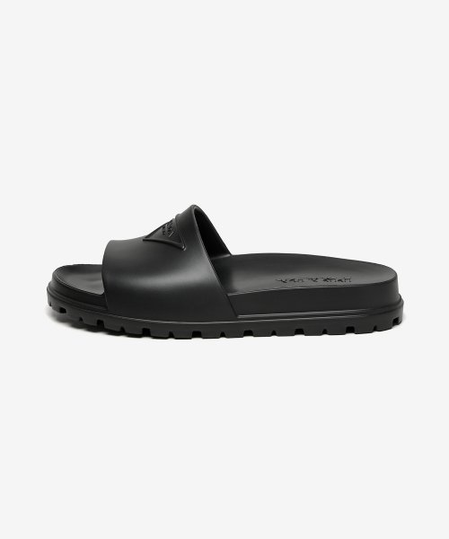 Men's rubber sales slide sandals