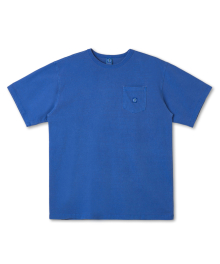 헤비웨이트 포켓 오버 핏 티셔츠 피그먼트 블루