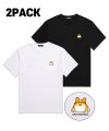 [2PACK] 웰시코기 오버핏  반팔 티셔츠 세트 (VNDTS213S)