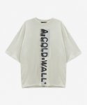 어 콜드 월(A COLD WALL) 남성 브러시드 로고 반소매 티셔츠 - 베이지 / ACWMTS066BONE
