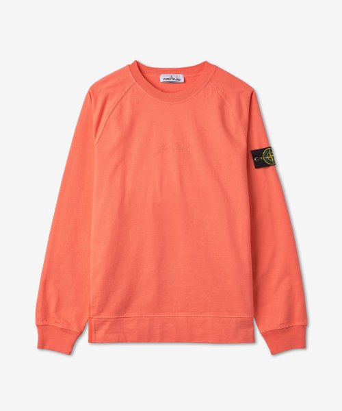 Stone island sweatshirt outlet coral