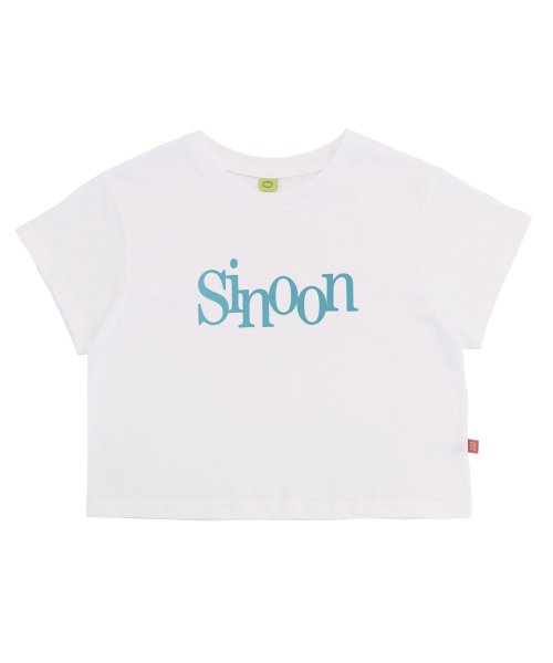 MUSINSA | SINOON SINOON LOGO T-SHIRT (BLUE)